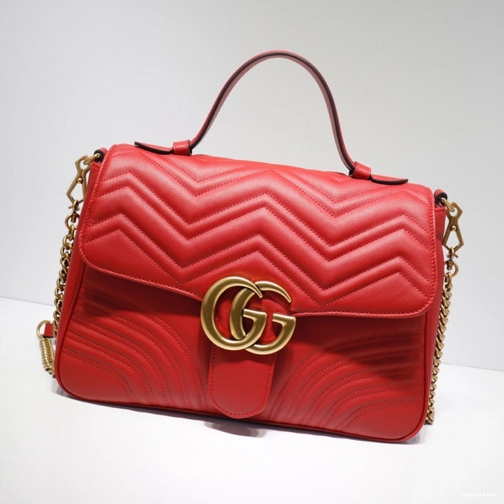 Hyper Peter top medium Marmont Gucci bag handle GG 0711